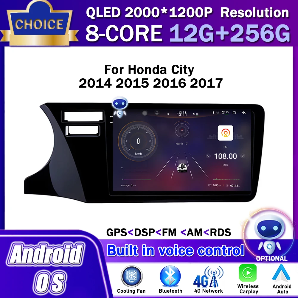 LHD Android OS for Honda City 2014 2015 2016 2017 Car Multimedia Stereo Player GPS Navigation Wireless Carplay WiFi No 2 din 4G
LHD Android OS for Honda City 2014 2015 2016 2017 Car Multimedia Stereo Player GPS Navigation Wireless Carplay WiFi No 2 din 4G