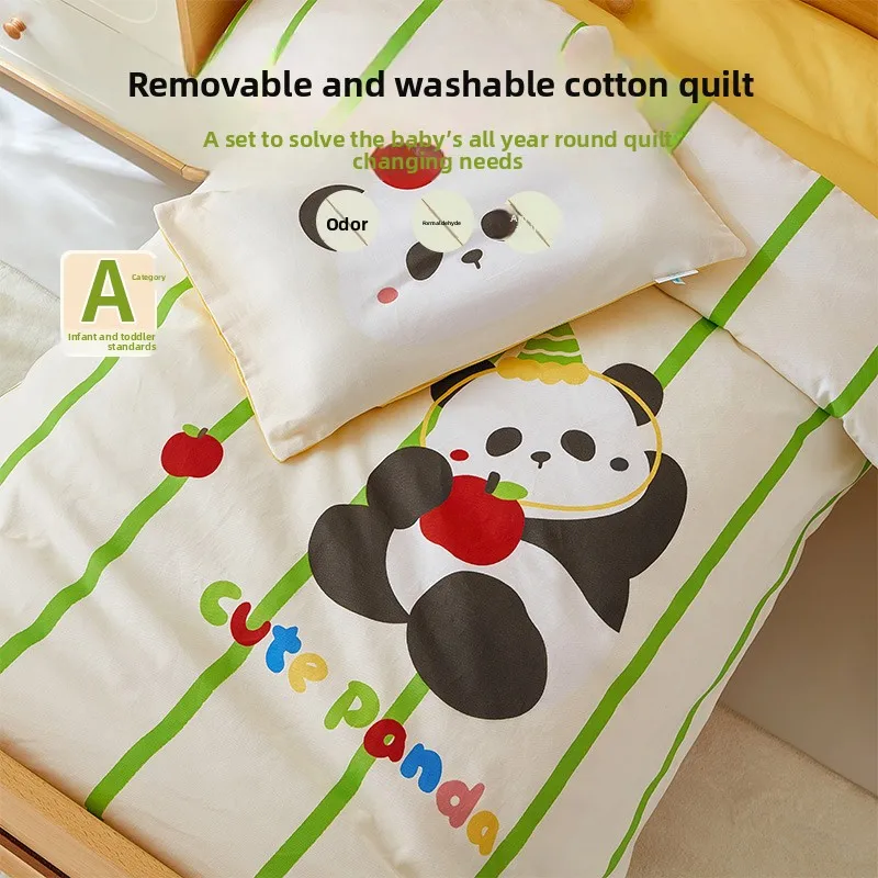 Pure Cotton Removable And Washable Children's Quilt for Nursery Nap Time Spring Autumn Winter Use Baby Bedding Cartoon Style
Pure Cotton Removable And Washable Children's Quilt for Nursery Nap Time Spring Autumn Winter Use Baby Bedding Cartoon Style