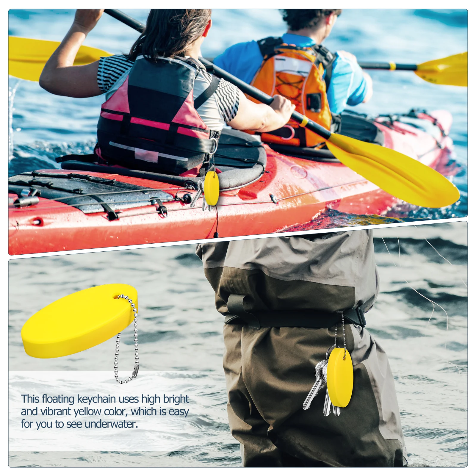 2pcs Floating Keyrings Premium Pu Lightweight Oval Float Key Chain Yellow Water Sports Key For Swimming
2pcs Floating Keyrings Premium Pu Lightweight Oval Float Key Chain Yellow Water Sports Key For Swimming