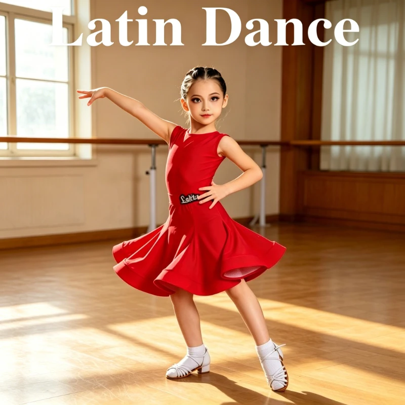 Girls' Latin Dance Skirt, Summer Professional Standard Shoulder-wrap Latin Dance Costume for Competitions and Performances
Girls' Latin Dance Skirt, Summer Professional Standard Shoulder-wrap Latin Dance Costume for Competitions and Performances