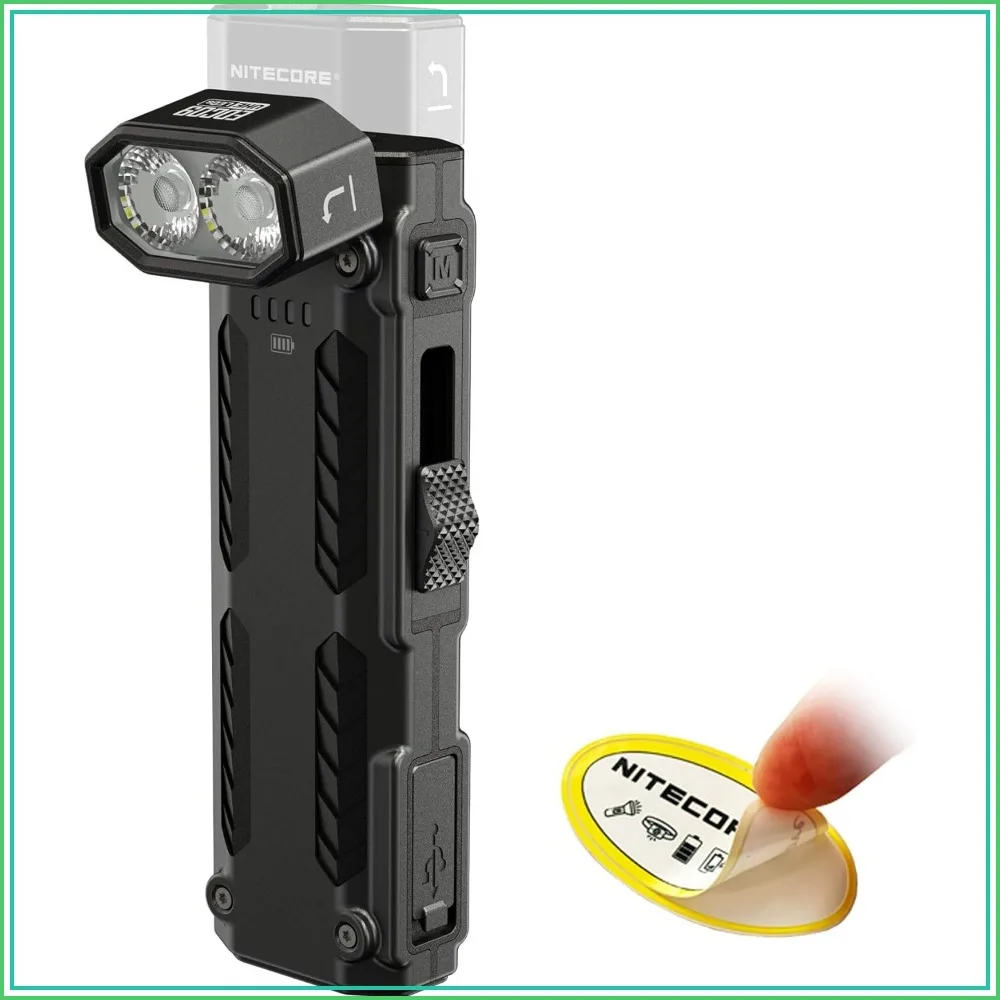 1600 Lumens EDC Flashlight, 102° Rotating Swivel Head, 3 Color Temperatures, USB-C Rechargeable, Magnetic Tail, Stainless Steel Body, Waterproof
1600 Lumens EDC Flashlight, 102° Rotating Swivel Head, 3 Color Temperatures, USB-C Rechargeable, Magnetic Tail, Stainless Steel Body, Waterproof