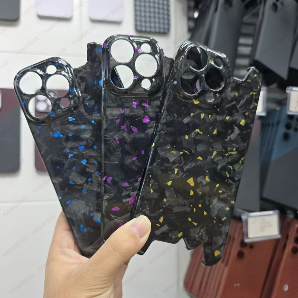 Glossy Forged Ultra Thin Genuine Pure Carbon Fiber Cover For iPhone 13 14 15 16 Pro Max Glitter Bling Irregular Shockproof Case
Glossy Forged Ultra Thin Genuine Pure Carbon Fiber Cover For iPhone 13 14 15 16 Pro Max Glitter Bling Irregular Shockproof Case