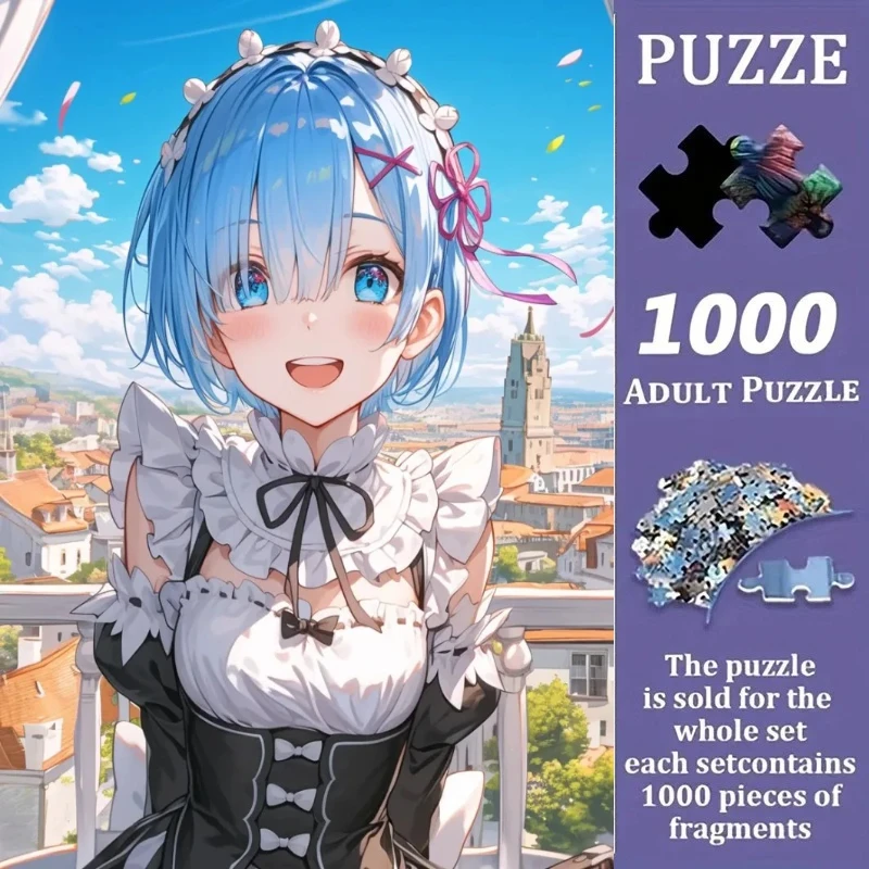 500/1000pcs Adult Jigsaw Puzzles Japanese Anime Kawaii Loli Suitable for Adults & Families - Challenging Large Pieces, Portable
500/1000pcs Adult Jigsaw Puzzles Japanese Anime Kawaii Loli Suitable for Adults & Families - Challenging Large Pieces, Portable