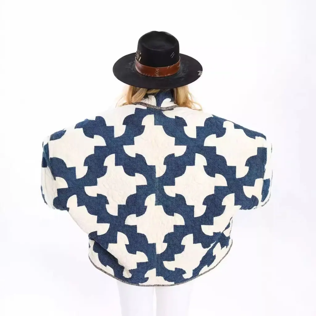 Women's Cotton-Padded Kimono Style Jacket Autumn Winter Fashion All-Match Design European American Style Printed No Buckle
Women's Cotton-Padded Kimono Style Jacket Autumn Winter Fashion All-Match Design European American Style Printed No Buckle