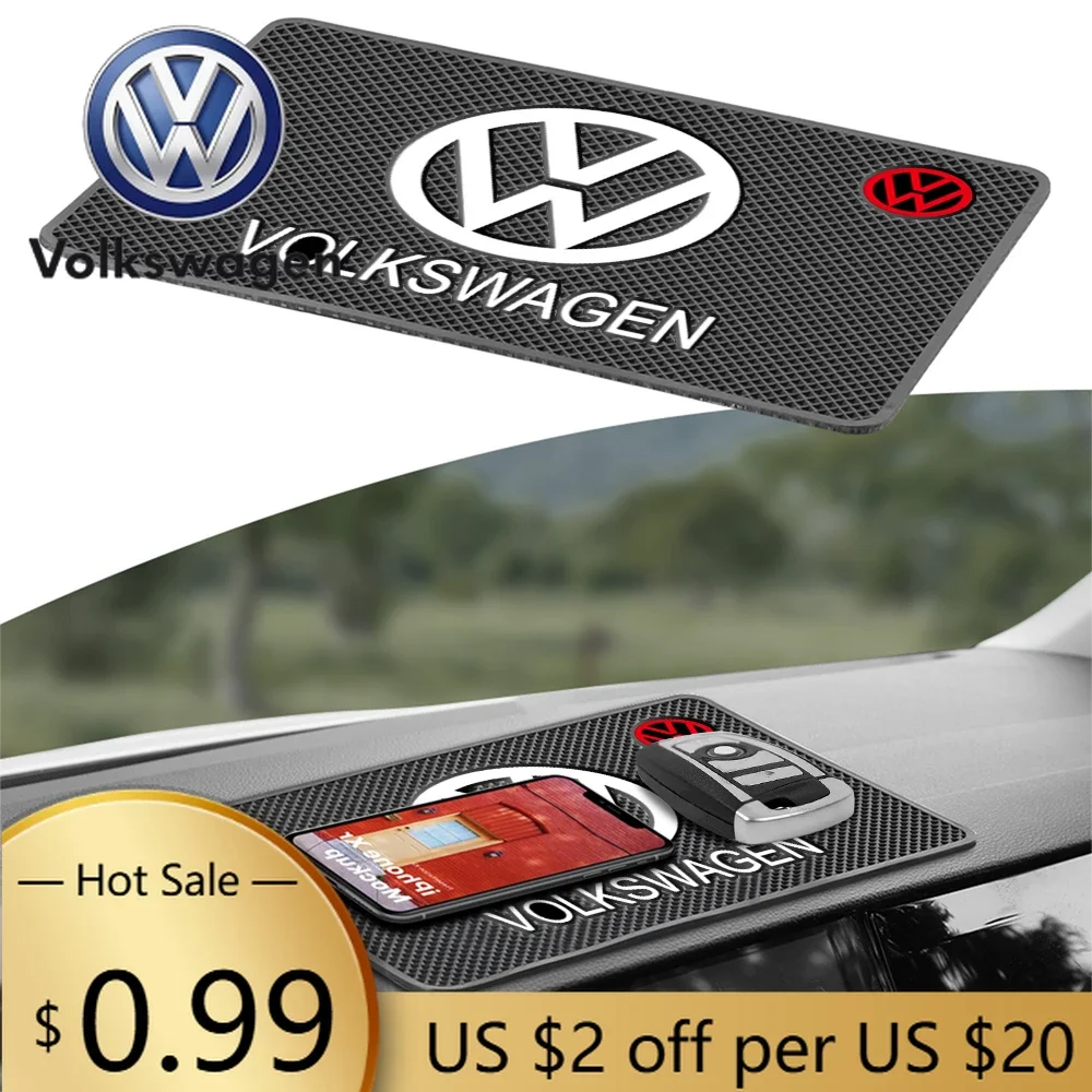 For VOLKSWAGEN VW Car Dashboard Sticky Anti-Slip PVC Mat Silicone Storage For Volkswagen VW Golf Polo Beetle CC Passat JettaTou
For VOLKSWAGEN VW Car Dashboard Sticky Anti-Slip PVC Mat Silicone Storage For Volkswagen VW Golf Polo Beetle CC Passat JettaTou
