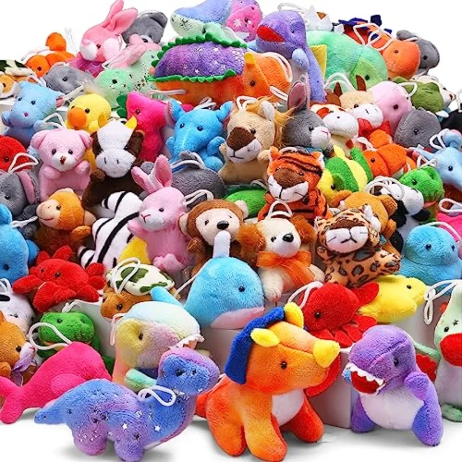 72 Pack Mini Stuffed Animal Assorted Plush Toy Dinosaur Zoo Ocean Party Favors for Kid Perfect for Claw Machine Filler Goody Ba
72 Pack Mini Stuffed Animal Assorted Plush Toy Dinosaur Zoo Ocean Party Favors for Kid Perfect for Claw Machine Filler Goody Ba