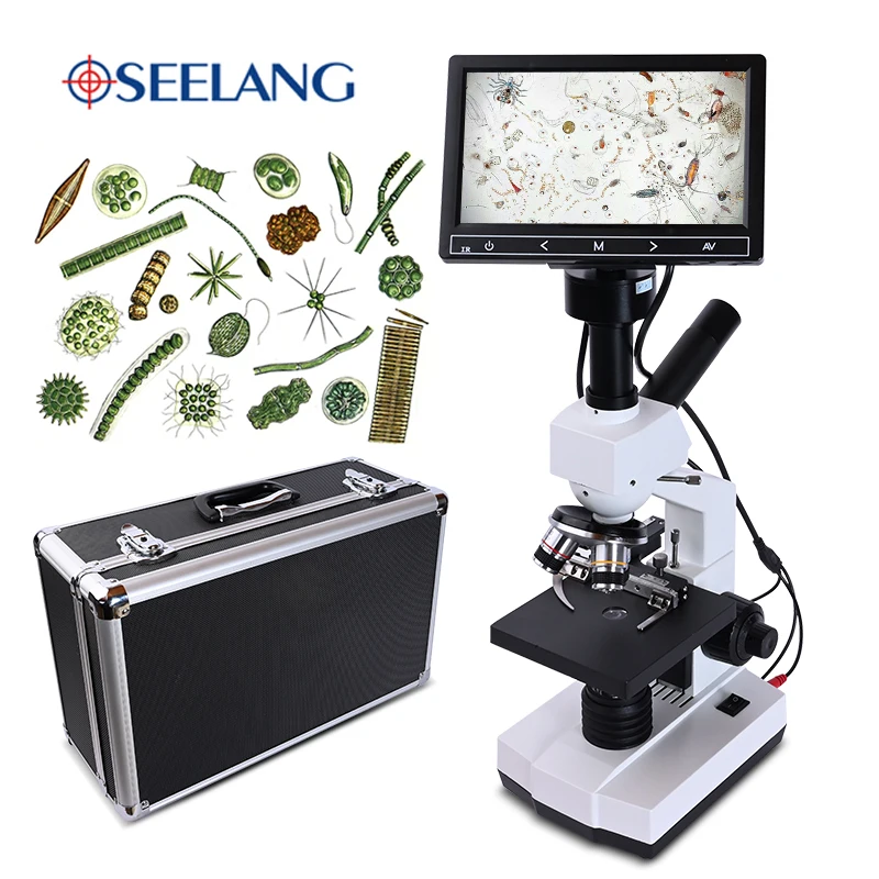 HD Aquatic Aquatic Biology Biological Microscope Laboratory Learning Professional Instrument Observable Sperm Mite 7 inch screen
HD Aquatic Aquatic Biology Biological Microscope Laboratory Learning Professional Instrument Observable Sperm Mite 7 inch screen
