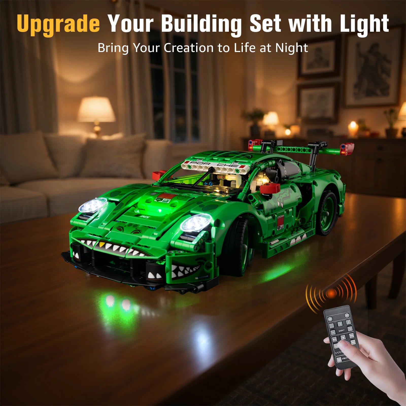 Комплект светодиодных фонарей для гоночного автомобиля 911 GT3 R Rexy Ao 42224, набор игрушек «сделай сам», строительные блоки в комплект не входят
Комплект светодиодных фонарей для гоночного автомобиля 911 GT3 R Rexy Ao 42224, набор игрушек «сделай сам», строительные блоки в комплект не входят