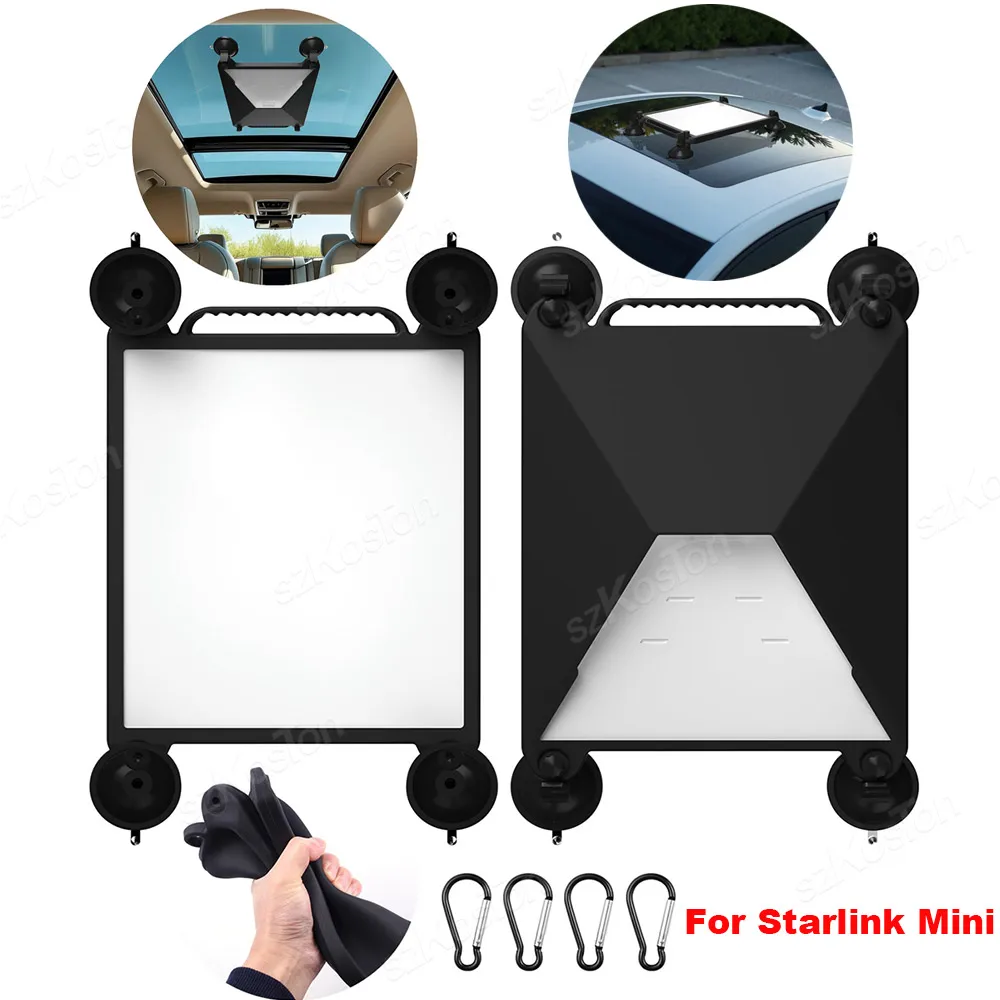 2-in-1 For Starlink Mini Suction Cup Mount Silicone Protective Case Cover with Hook for Sunroof Window RVs Boats Road Trips
2-in-1 For Starlink Mini Suction Cup Mount Silicone Protective Case Cover with Hook for Sunroof Window RVs Boats Road Trips