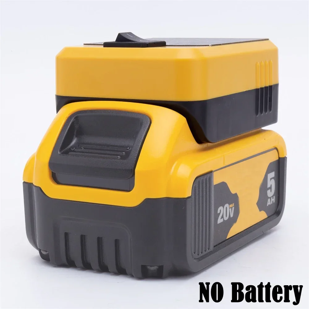 Adapter Power Bank For DeWalt 20V DCB200 Lithium Battery For Mobile Phone Fast Charging Interface (Not a battery charger)
Adapter Power Bank For DeWalt 20V DCB200 Lithium Battery For Mobile Phone Fast Charging Interface (Not a battery charger)