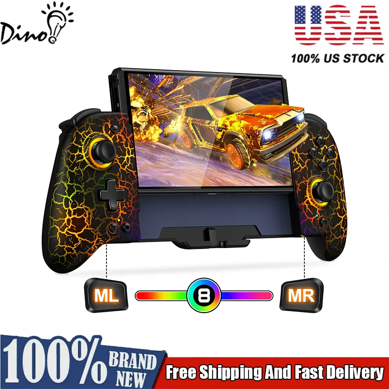 Контроллер беспроводного переключателя для Nintendo Switch/OLED-целевого переключателя, регулируемая RGB-подсветка, аккумулятор 1000 мАч — черный миф: Wukong
Контроллер беспроводного переключателя для Nintendo Switch/OLED-целевого переключателя, регулируемая RGB-подсветка, аккумулятор 1000 мАч — черный миф: Wukong