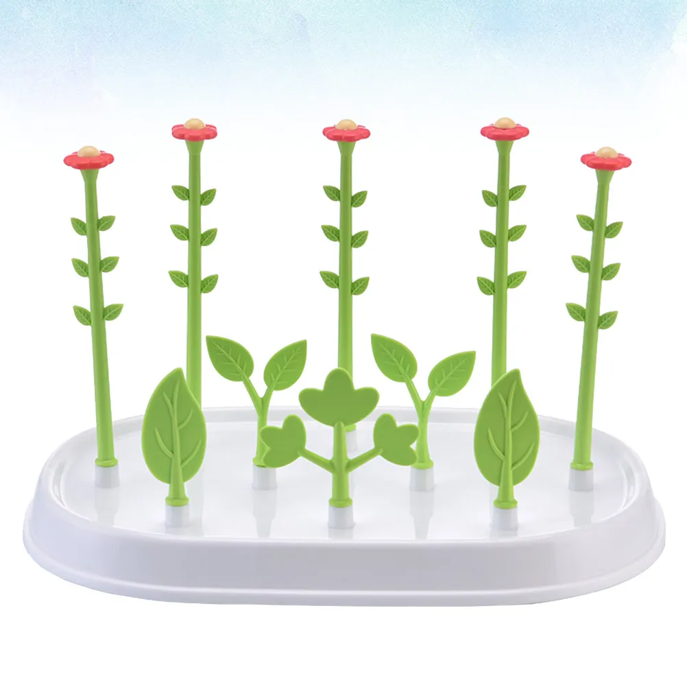 Flower Shape Baby Bottle Drying Rack with Detachable Pegs Adjustable for Cups Bottles Bottle Dryer Stand PP Material Anti-Slip
Flower Shape Baby Bottle Drying Rack with Detachable Pegs Adjustable for Cups Bottles Bottle Dryer Stand PP Material Anti-Slip