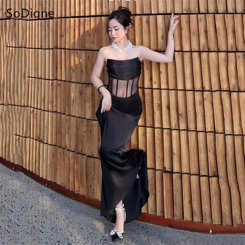 SoDigne Sexy Illusion Evening Dresses Backless Strapless Mermaid Party Dress Formal Ball Floor-Length Prom Gowns 2025 Customized
SoDigne Sexy Illusion Evening Dresses Backless Strapless Mermaid Party Dress Formal Ball Floor-Length Prom Gowns 2025 Customized