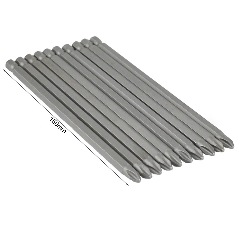 10Pcs 150mm PH2 Screwdriver Bits Magnetic Long Cross Screwdriver Electric Screwdriver Drill Hand Tools
10Pcs 150mm PH2 Screwdriver Bits Magnetic Long Cross Screwdriver Electric Screwdriver Drill Hand Tools