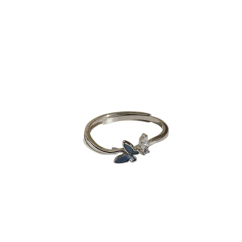 999 foot silver butterfly leaf ring, advanced sense index finger ring, open ring plain ring ring.
999 foot silver butterfly leaf ring, advanced sense index finger ring, open ring plain ring ring.