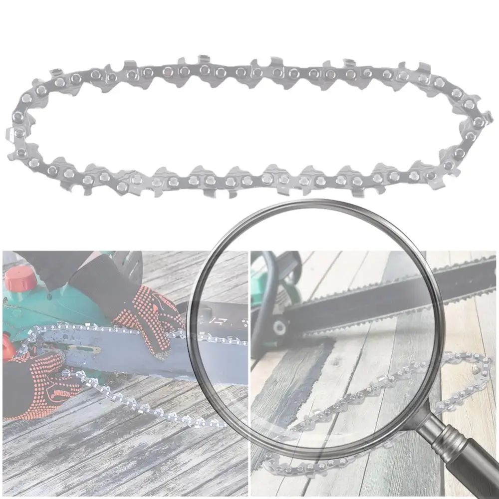 4-дюймовая мини-стальная цепь бензопилы, 28 приводных звеньев, сменная цепь пилы, цепная пила, лезвия бензопилы для резки деревянных ветвей
4-дюймовая мини-стальная цепь бензопилы, 28 приводных звеньев, сменная цепь пилы, цепная пила, лезвия бензопилы для резки деревянных ветвей