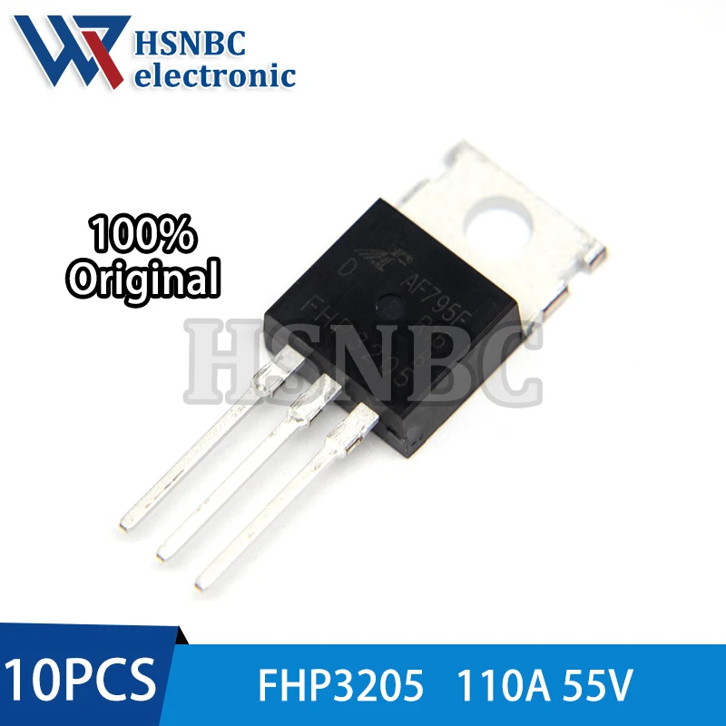 10PCS FHP3205 FHP3205D TO-220 110A 55V N-Channel Power MOSFET Transistor 100% New Original
10PCS FHP3205 FHP3205D TO-220 110A 55V N-Channel Power MOSFET Transistor 100% New Original