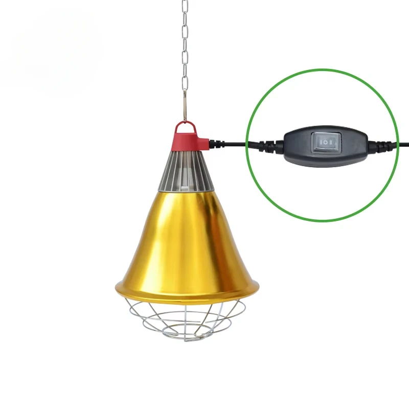 Animal Breeding Farm Equipment Waterproof Pig Metal Lampshade Frame With 220v Heating Lamp for Piglet for Home Use
Animal Breeding Farm Equipment Waterproof Pig Metal Lampshade Frame With 220v Heating Lamp for Piglet for Home Use