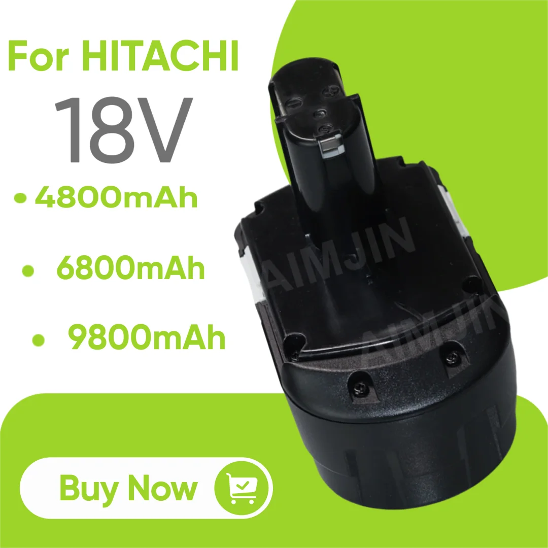 18V 9.8AH EB1814SL EB1820 EB1812S EB1830HL Rechargeable Replacement Battery for Hitachi Power Tools DS18DL DS18DFL DS18DVF3
18V 9.8AH EB1814SL EB1820 EB1812S EB1830HL Rechargeable Replacement Battery for Hitachi Power Tools DS18DL DS18DFL DS18DVF3