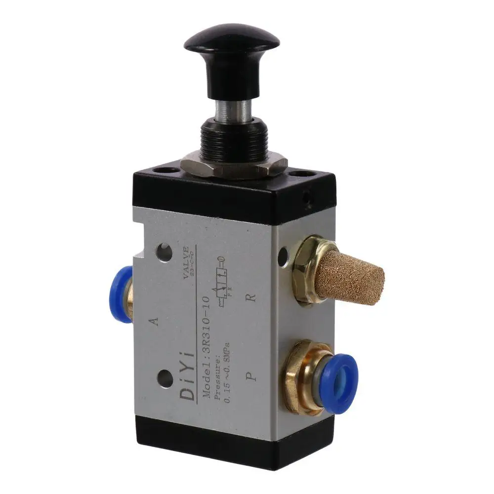 Pneumatic Solenoid Valve 3 Way Air Hand 3R210-08 2 Position 1/4" PT Controlling Pilots or Diaphragms of Larger Valves
Pneumatic Solenoid Valve 3 Way Air Hand 3R210-08 2 Position 1/4" PT Controlling Pilots or Diaphragms of Larger Valves