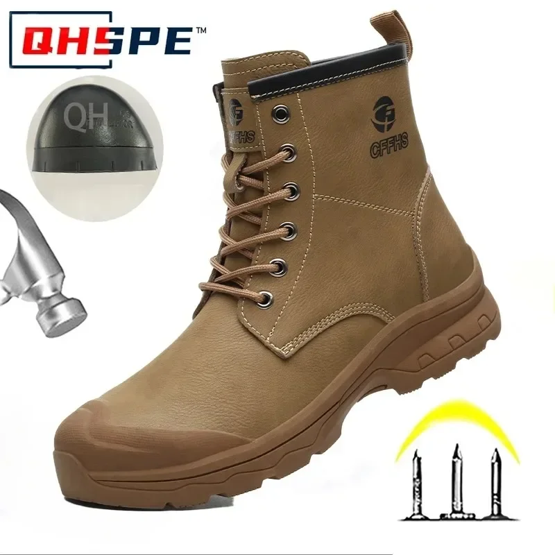 Steel Toe Cap Anti Smashing and Anti Piercing Kevlar Anti Piercing High-end Ultra-fine Fiber Men's Work Boots Are Comfortable
Steel Toe Cap Anti Smashing and Anti Piercing Kevlar Anti Piercing High-end Ultra-fine Fiber Men's Work Boots Are Comfortable