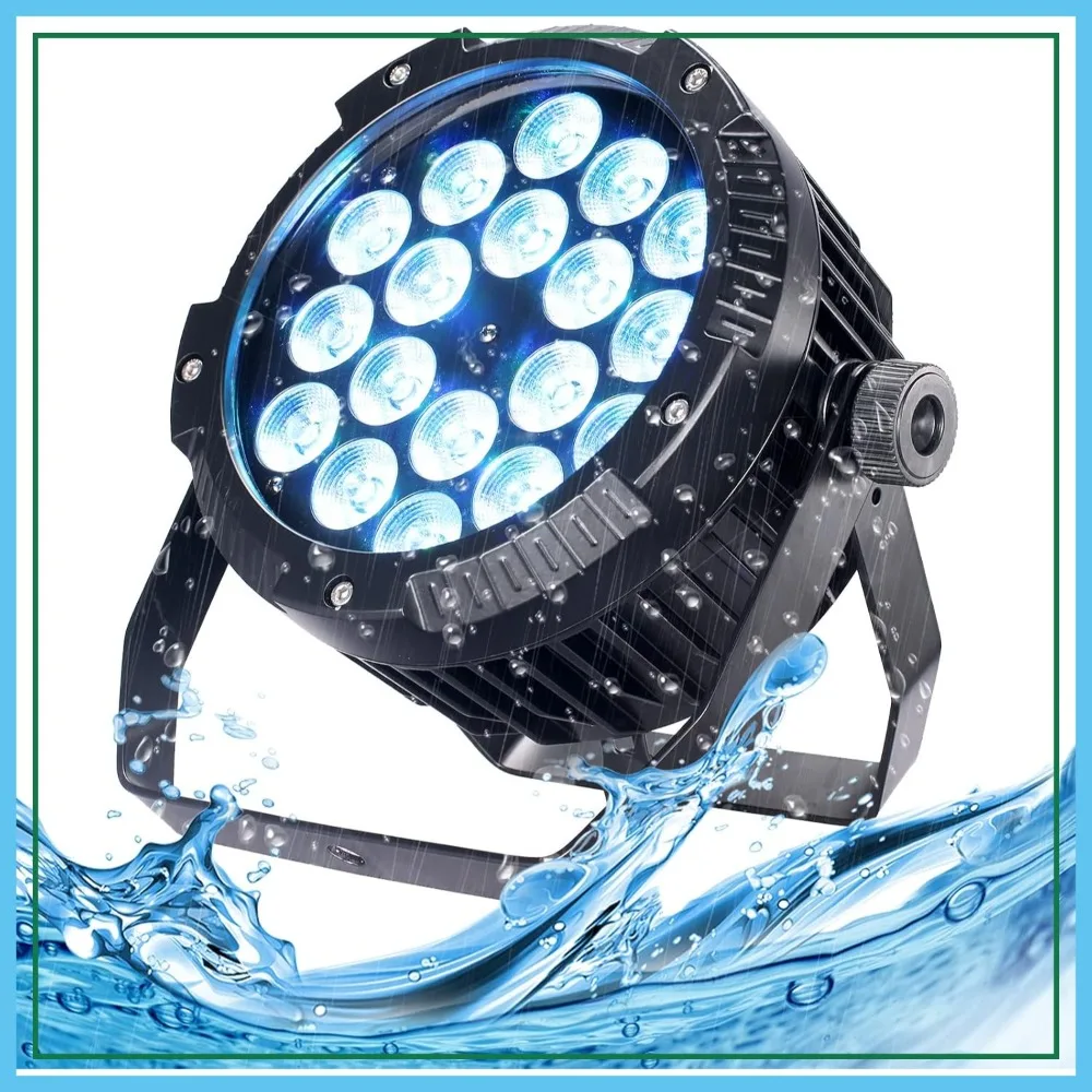 IP65 Outdoor Waterproof Par Lights, DMX512 Sound Activated Stage Uplights for Christmas Party Wedding Disco (6 Colors)
IP65 Outdoor Waterproof Par Lights, DMX512 Sound Activated Stage Uplights for Christmas Party Wedding Disco (6 Colors)