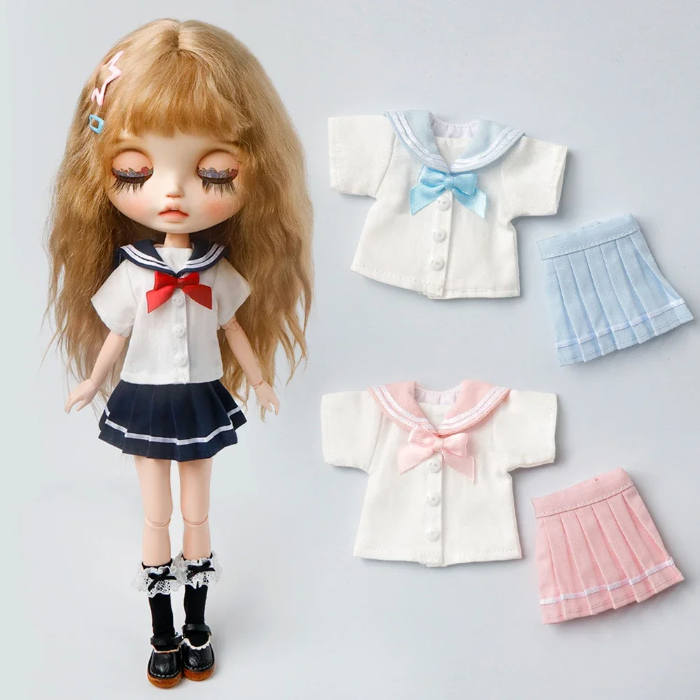 Blyth Clothes Cute Fashion Navy Uniform School Uniform Shirt Pleated Skirt for Ymy Licca Azones Ob22 24 27 Ker Doll Accessories
Blyth Clothes Cute Fashion Navy Uniform School Uniform Shirt Pleated Skirt for Ymy Licca Azones Ob22 24 27 Ker Doll Accessories