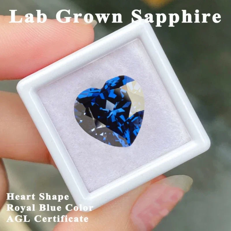 Lab Grown Sapphire Heart Shape Royal Blue DIY Jewelry Production Main Materials Selectable Certificate
Lab Grown Sapphire Heart Shape Royal Blue DIY Jewelry Production Main Materials Selectable Certificate