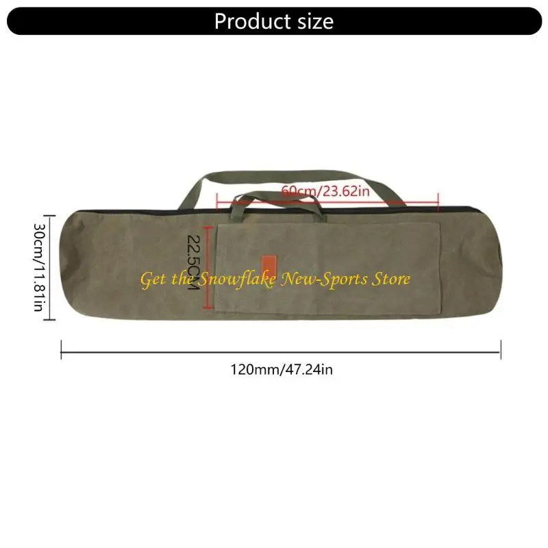 E56D Folding Fishing Tackle Organizers Portable Canvas Fishing Rod Storage Case Fishing Accessories Tool Bag Easy to Use
E56D Folding Fishing Tackle Organizers Portable Canvas Fishing Rod Storage Case Fishing Accessories Tool Bag Easy to Use