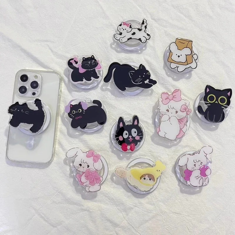 Korean Cute Cartoon Cat for Magsafe Magnetic Phone Griptok Stand for IPhone for Magsafe Braceket Stand Support Ring Grip Tok
Korean Cute Cartoon Cat for Magsafe Magnetic Phone Griptok Stand for IPhone for Magsafe Braceket Stand Support Ring Grip Tok