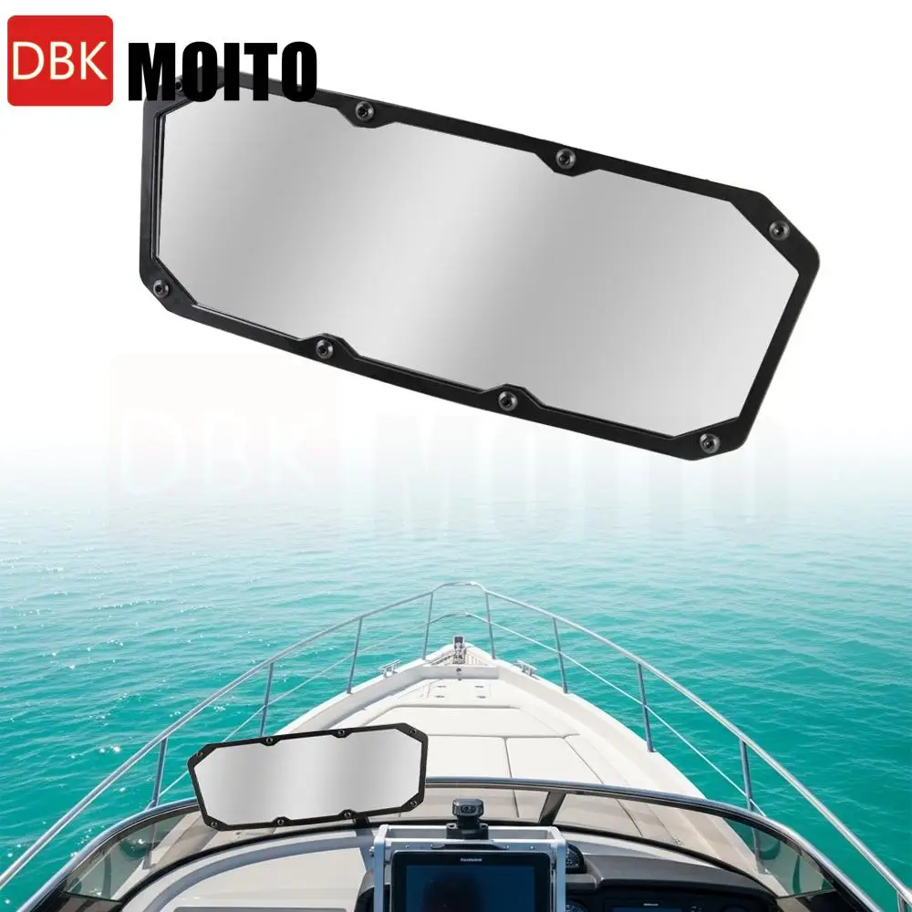 Universal Motorboat Side Mirrors Center Mount Square Rearview Mirror Side View Watercraft Black Stainless Bolts
Universal Motorboat Side Mirrors Center Mount Square Rearview Mirror Side View Watercraft Black Stainless Bolts