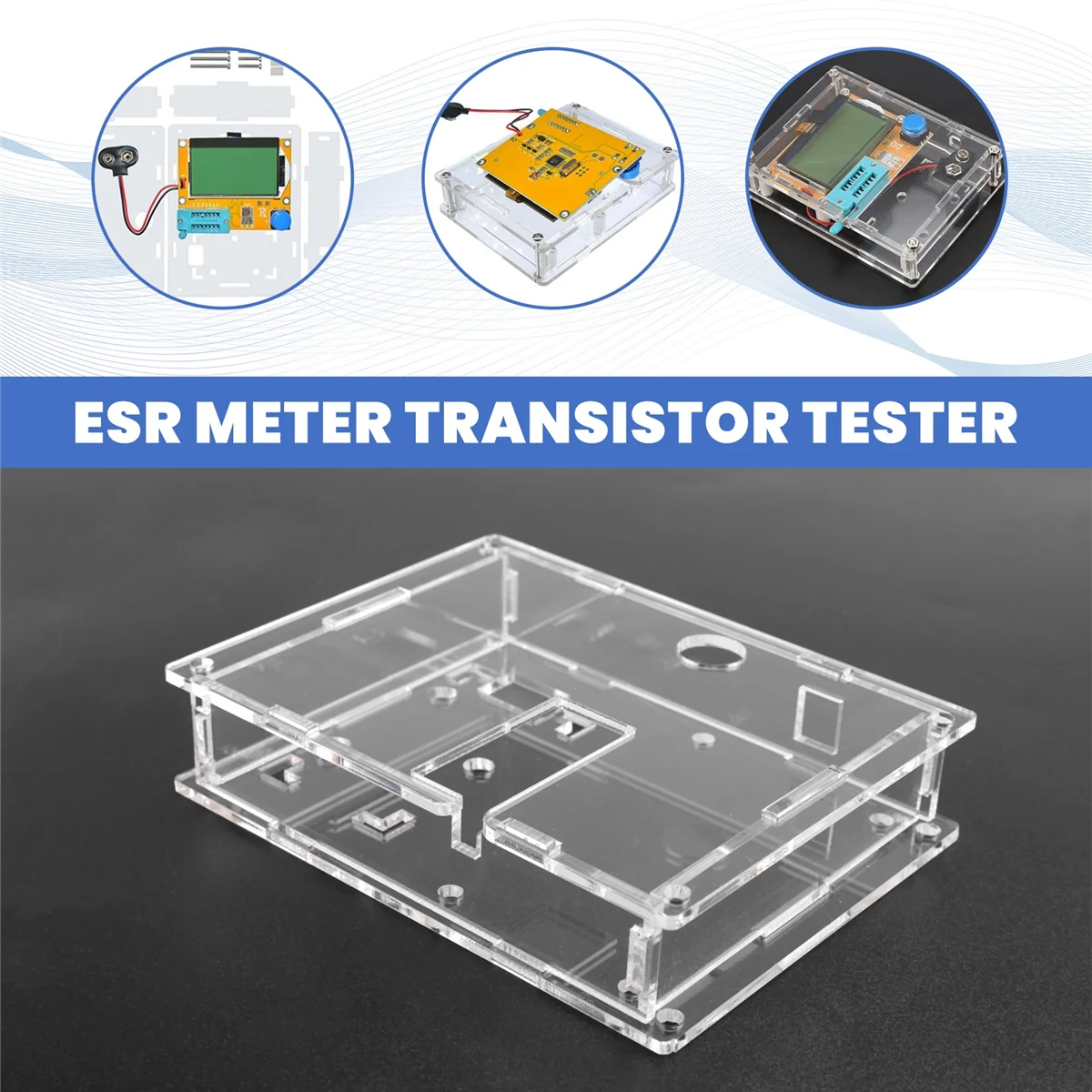 Shell for LCR-T4 ESR Meter Transistor Tester Diode Triode Capacitance SCR Inductance New M12 CX
Shell for LCR-T4 ESR Meter Transistor Tester Diode Triode Capacitance SCR Inductance New M12 CX