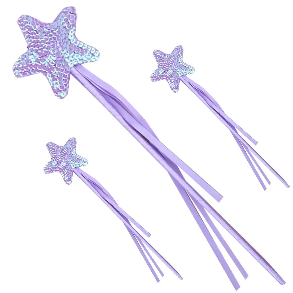 3 шт., волшебные палочки в форме звезды, дизайн ленты, детские игровые палочки, вечерние реквизит для косплея для девочек, волшебные палочки, палочка ведьмы 
3 шт., волшебные палочки в форме звезды, дизайн ленты, детские игровые палочки, вечерние реквизит для косплея для девочек, волшебные палочки, палочка ведьмы