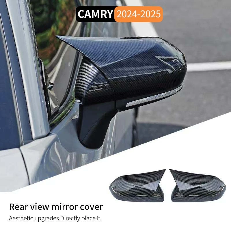 Для Toyota Camry LE SE XSE 2024-2025 углеродное волокно с узором, автомобильная паста, крышка бокового зеркала, ABS, боковая крышка заднего вида 
Для Toyota Camry LE SE XSE 2024-2025 углеродное волокно с узором, автомобильная паста, крышка бокового зеркала, ABS, боковая крышка заднего вида