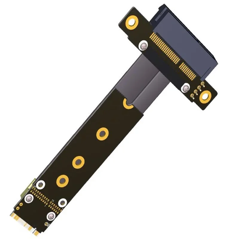 Riser PCIe x4 3.0 PCI-E 4x To M.2 NGFF NVMe M Key 2280 Riser Card Gen3.0 Cable M2 Key-M PCI-Express Extension cord 32G/bps
Riser PCIe x4 3.0 PCI-E 4x To M.2 NGFF NVMe M Key 2280 Riser Card Gen3.0 Cable M2 Key-M PCI-Express Extension cord 32G/bps