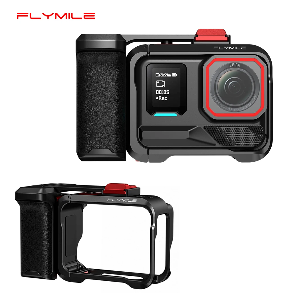 Комплект рукояток Flymile StreetGrip с кнопкой спуска затвора для Insta360 Ace Pro 2: аксессуары для фотосъемки, рукоятка-держатель
Комплект рукояток Flymile StreetGrip с кнопкой спуска затвора для Insta360 Ace Pro 2: аксессуары для фотосъемки, рукоятка-держатель