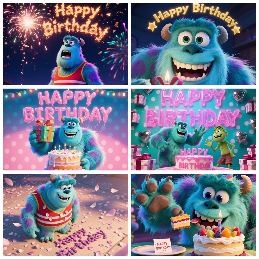 Monsters University Backdrops Kids Birthday Party CakeTable Decoration Wall Props Custom Baby Shower Background Poster Supplies
Monsters University Backdrops Kids Birthday Party CakeTable Decoration Wall Props Custom Baby Shower Background Poster Supplies