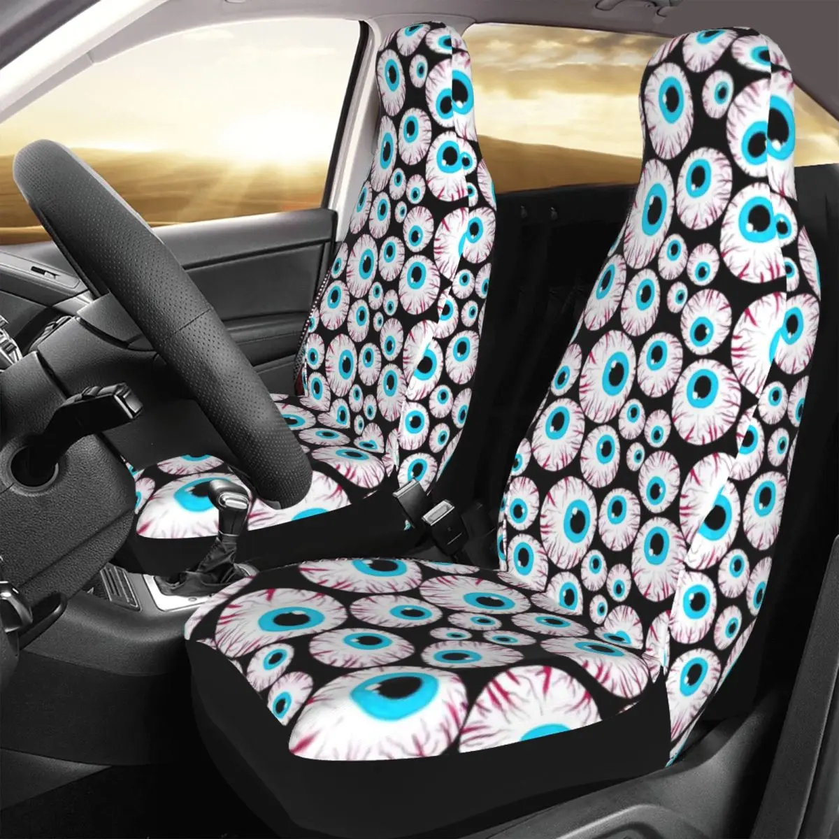 Horrible Eyes For Halloween Holiday Car Seat Cover Custom Printing Universal Front Protector Accessories Cushion Set
Horrible Eyes For Halloween Holiday Car Seat Cover Custom Printing Universal Front Protector Accessories Cushion Set