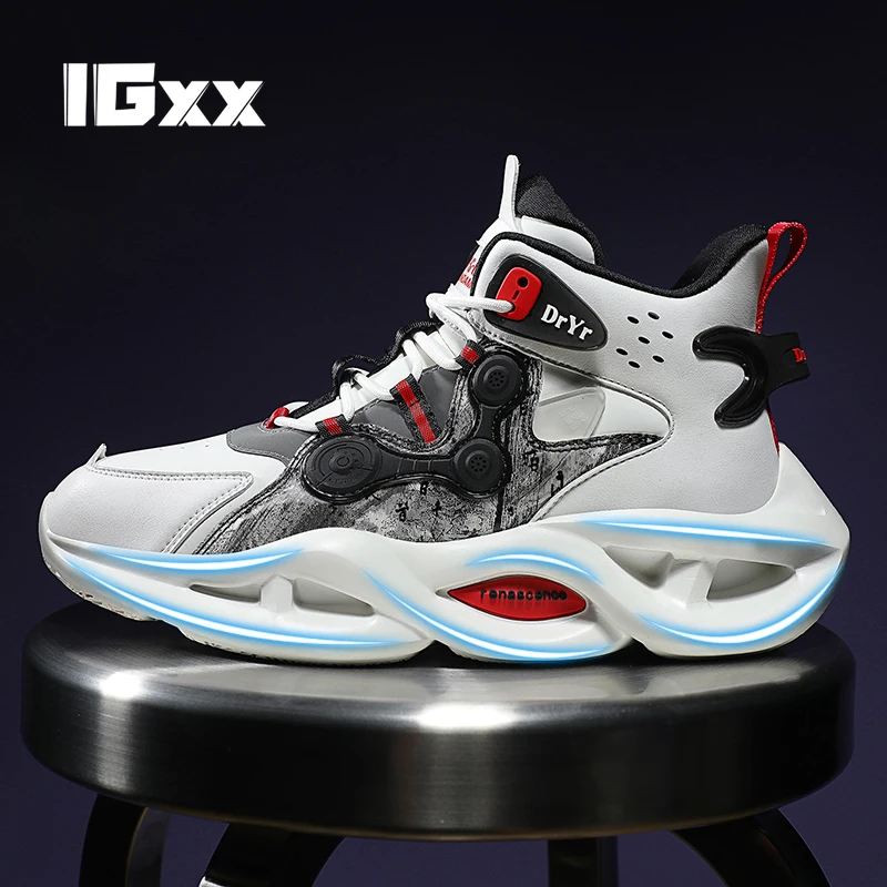 IGxx Men's Punk style street sneakers Men ins hot fashion sneakers new casual for men Shock absorption and comfort size 39-46
IGxx Men's Punk style street sneakers Men ins hot fashion sneakers new casual for men Shock absorption and comfort size 39-46