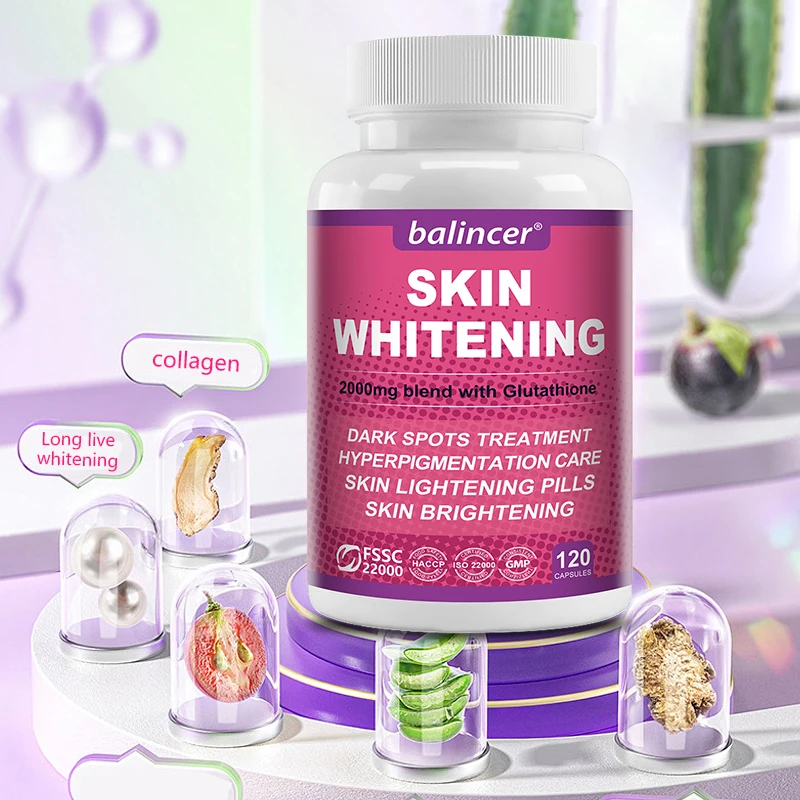 Glutathione Skin Whitening Supplement - Skin Health Support - Antioxidant To Brighten, Reduce Dark Spots and Hyperpigmentation
Glutathione Skin Whitening Supplement - Skin Health Support - Antioxidant To Brighten, Reduce Dark Spots and Hyperpigmentation
