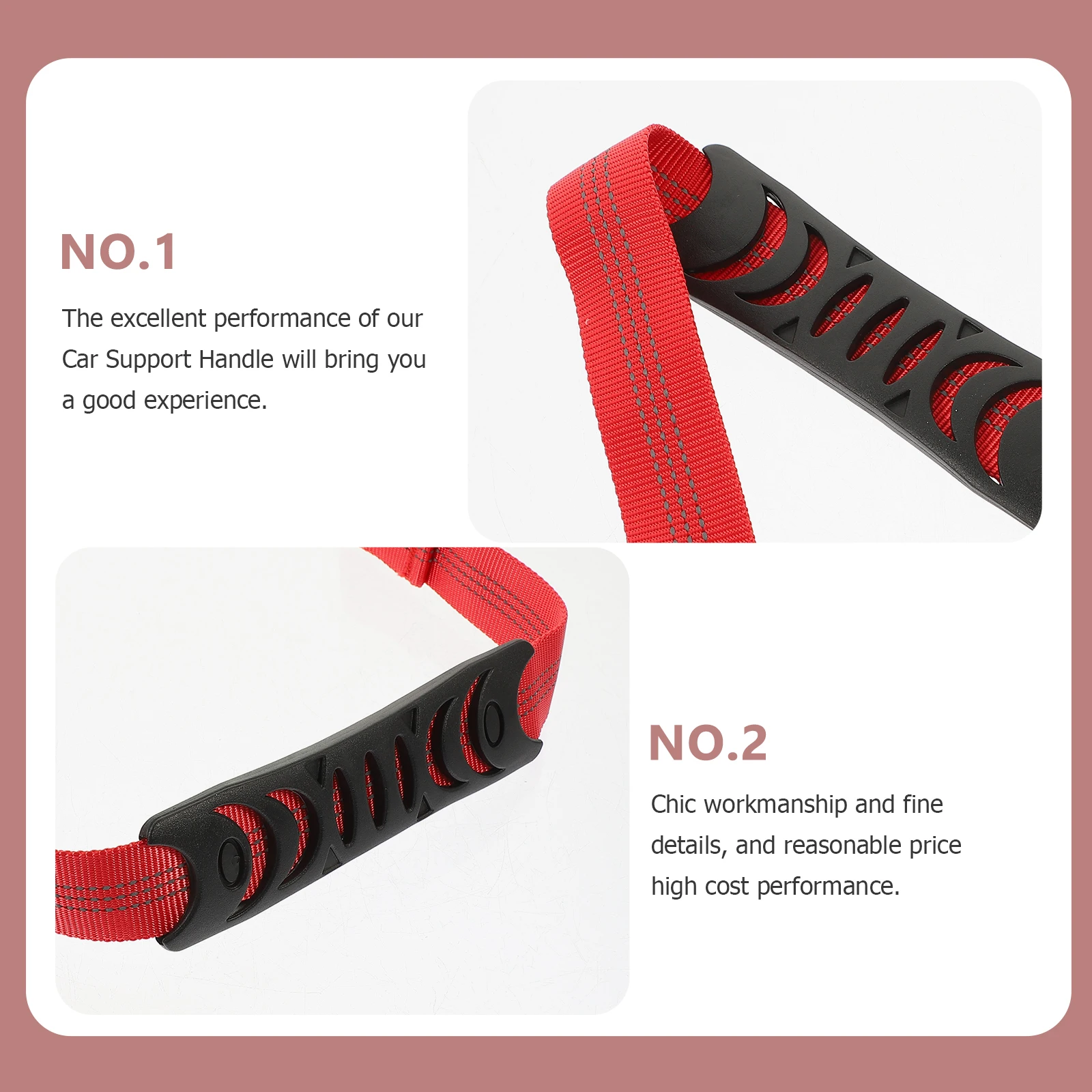 2pcs Safety Handrail Car Interior Nylon Webbing Grab Handles Sturdy Durable Assist Elderly Vehicle Door Support
2pcs Safety Handrail Car Interior Nylon Webbing Grab Handles Sturdy Durable Assist Elderly Vehicle Door Support