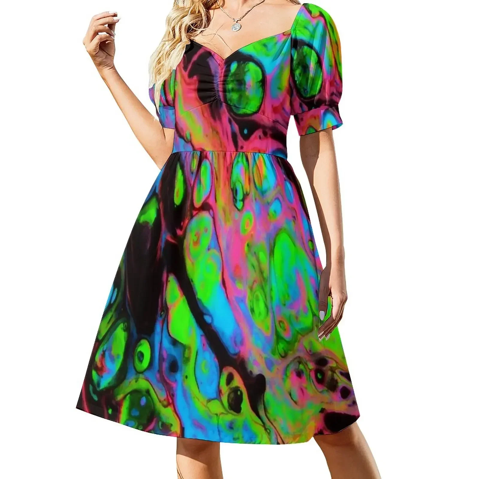 Beyond Neon Short-Sleeved Dress elegant dress Dresses gala evening dresses ladies Women dresses summer Dress
Beyond Neon Short-Sleeved Dress elegant dress Dresses gala evening dresses ladies Women dresses summer Dress