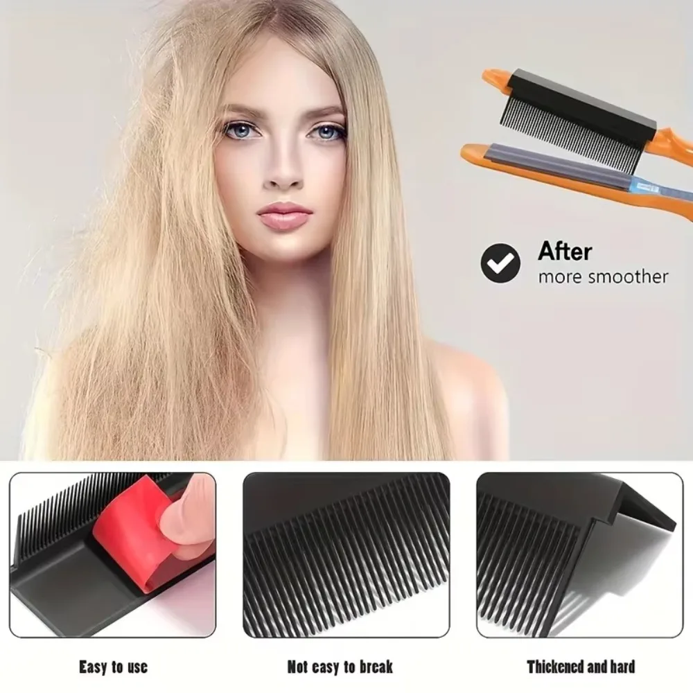 Clip On Hair Flat Iron Comb Lightweight Professional Hair Combs Hair Care Tool Styling Straight Hair Comb
Clip On Hair Flat Iron Comb Lightweight Professional Hair Combs Hair Care Tool Styling Straight Hair Comb