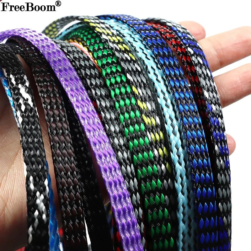 1/5/20/50M Expanded Braid Sleeve PP Cotton PET Yarn 4 8 12mm Soft Wire Wrap Insulated Cable Protection Line Harness Cable Sheath
1/5/20/50M Expanded Braid Sleeve PP Cotton PET Yarn 4 8 12mm Soft Wire Wrap Insulated Cable Protection Line Harness Cable Sheath