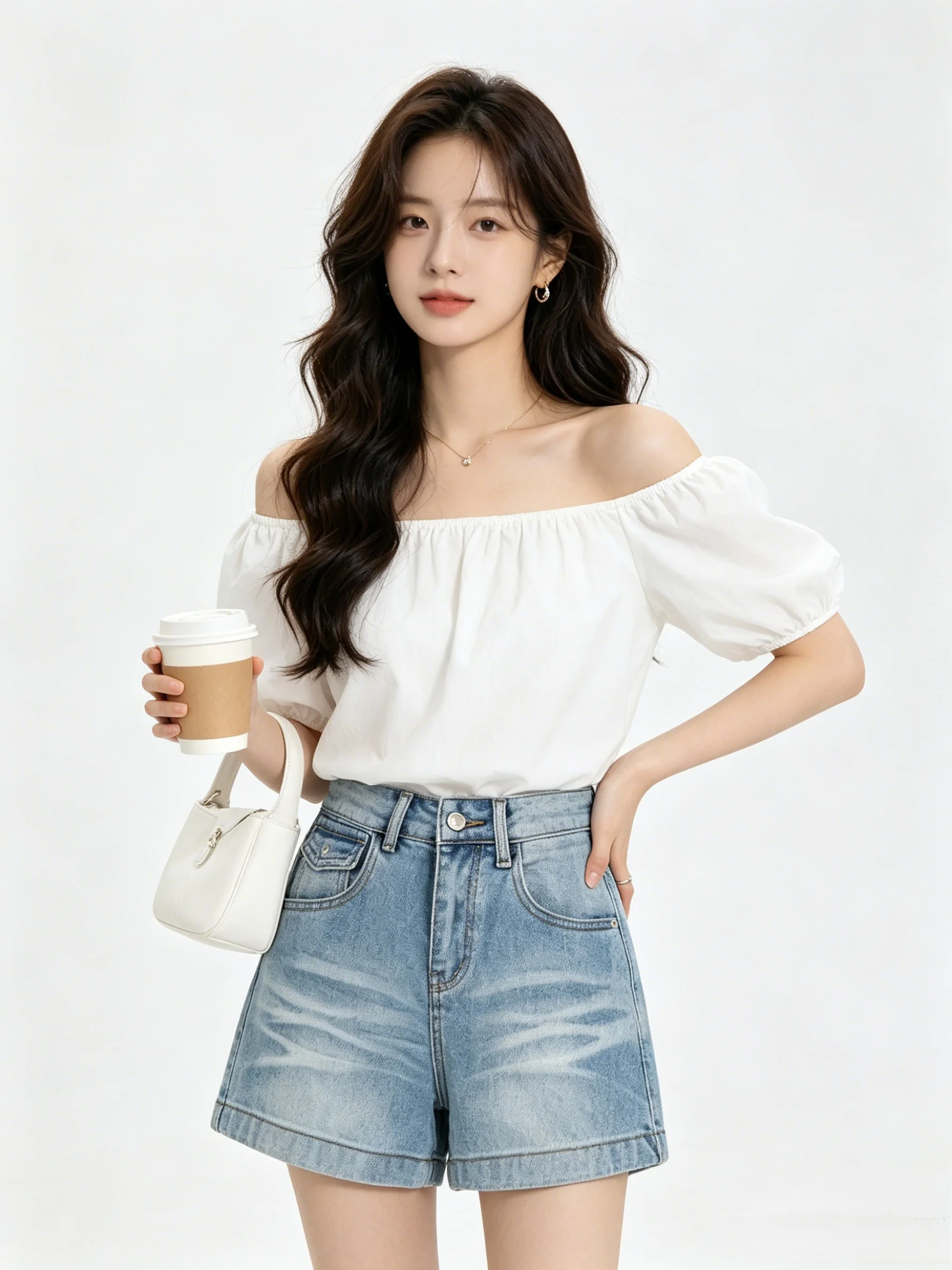 High Waist Washed Denim Short Pants Women Summer Slim Wide Leg Fashion Sexy Korean Style Age Reduction Versatile Jeans Shorts
High Waist Washed Denim Short Pants Women Summer Slim Wide Leg Fashion Sexy Korean Style Age Reduction Versatile Jeans Shorts