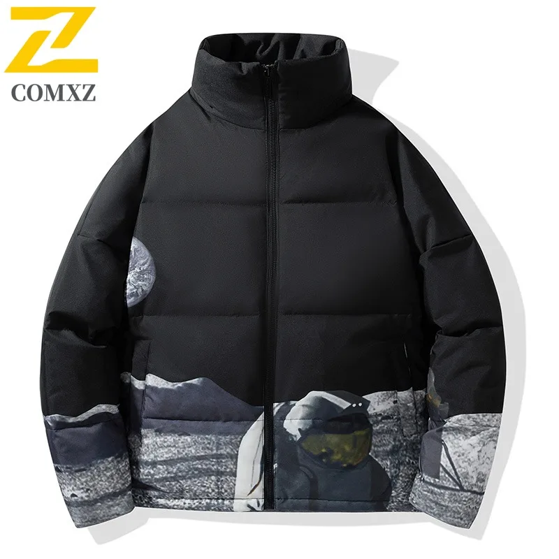 COMXZ 2025, новая толстая мужская куртка-пуховик, роскошная деловая куртка с воротником-стойкой, дорожная куртка для хлеба, уличная высококачественная стеганая куртка, одежда
COMXZ 2025, новая толстая мужская куртка-пуховик, роскошная деловая куртка с воротником-стойкой, дорожная куртка для хлеба, уличная высококачественная стеганая куртка, одежда