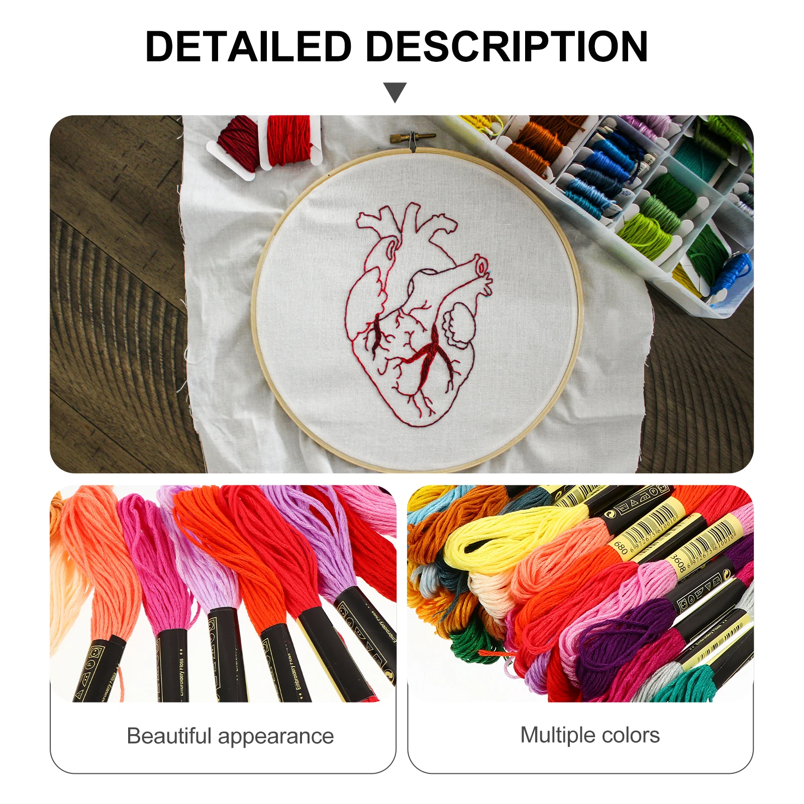 DIY Friendship Bracelet Kit Weaving Tools Colorful Embroidery Thread Macrame Cord Craft Supplies Premium Material
DIY Friendship Bracelet Kit Weaving Tools Colorful Embroidery Thread Macrame Cord Craft Supplies Premium Material
