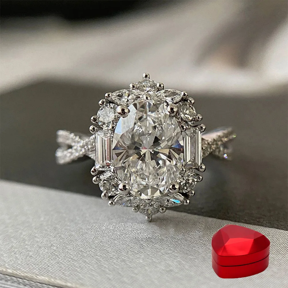 Luxury Oval Engagement Wedding Ring for Women Temperament Wedding Banquet Jewelry Gifts for Bride Souvenir
Luxury Oval Engagement Wedding Ring for Women Temperament Wedding Banquet Jewelry Gifts for Bride Souvenir