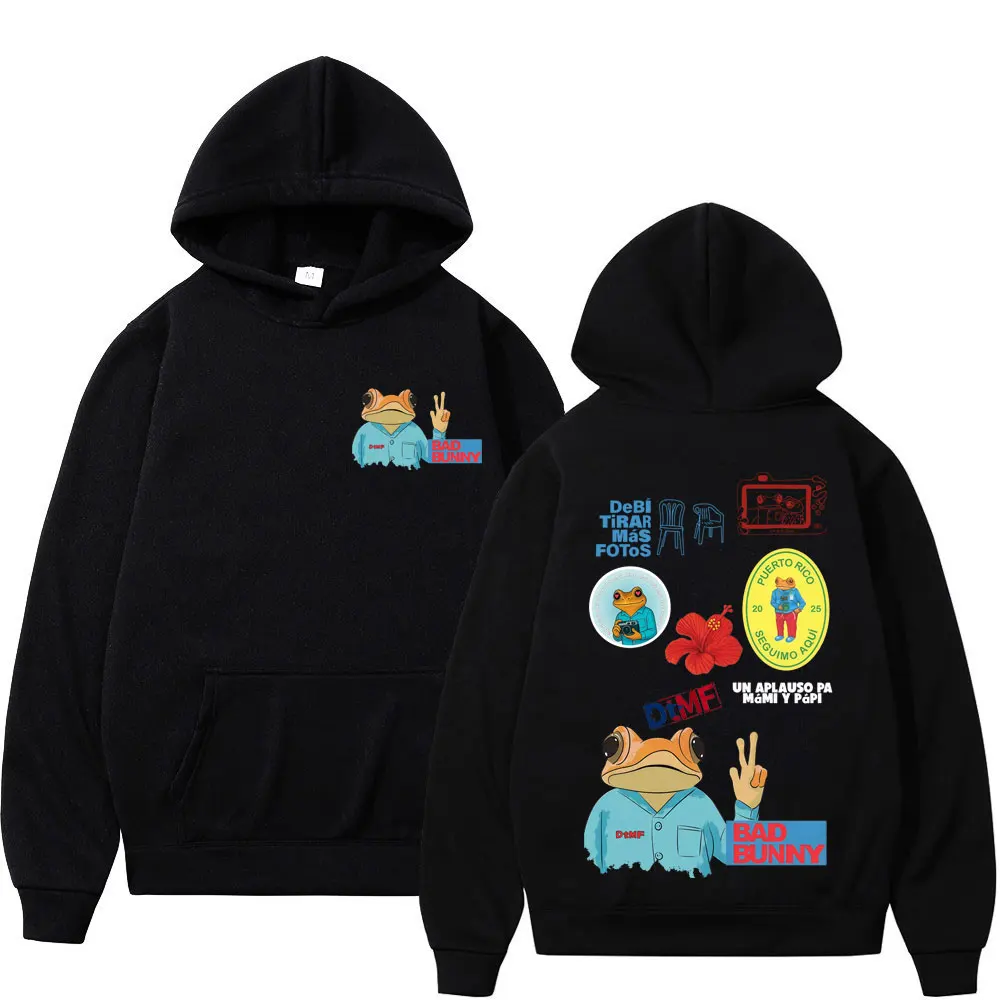 Rapper Bad Bunny Hoodie Debi Tirar Mas Fotos DTMF Tour Hoodies Men Women Fashion Pullover Long Sleeves Loose Casual Sweatshirt
Rapper Bad Bunny Hoodie Debi Tirar Mas Fotos DTMF Tour Hoodies Men Women Fashion Pullover Long Sleeves Loose Casual Sweatshirt