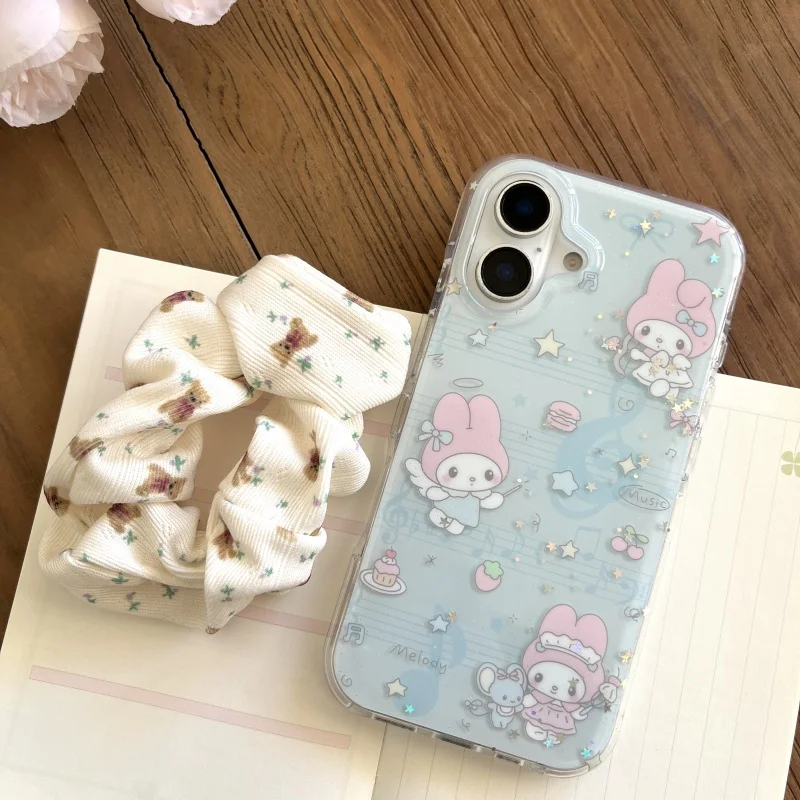 Cute blue angel wings My Melody Star Glitte soft silicone Phone Case For iPhone 13 14 15 16 Pro Max musical note Melody Cover
Cute blue angel wings My Melody Star Glitte soft silicone Phone Case For iPhone 13 14 15 16 Pro Max musical note Melody Cover